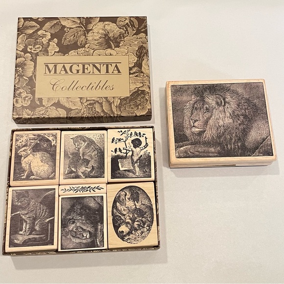 Magenta | Design | Magenta Collectible Rubber Wood Mount Stamps Fall ...